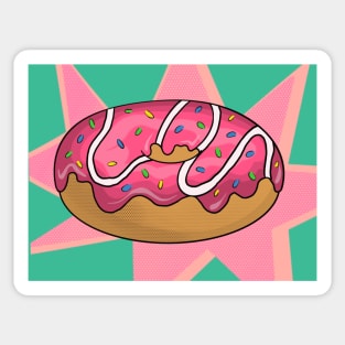 Donut Pop Art Sticker